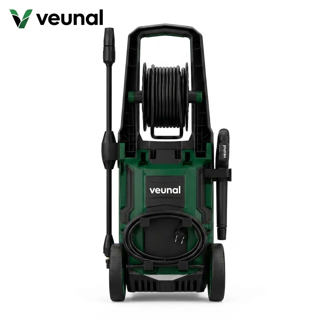 veunal PowerFlow 1800W High-Pressure Washer