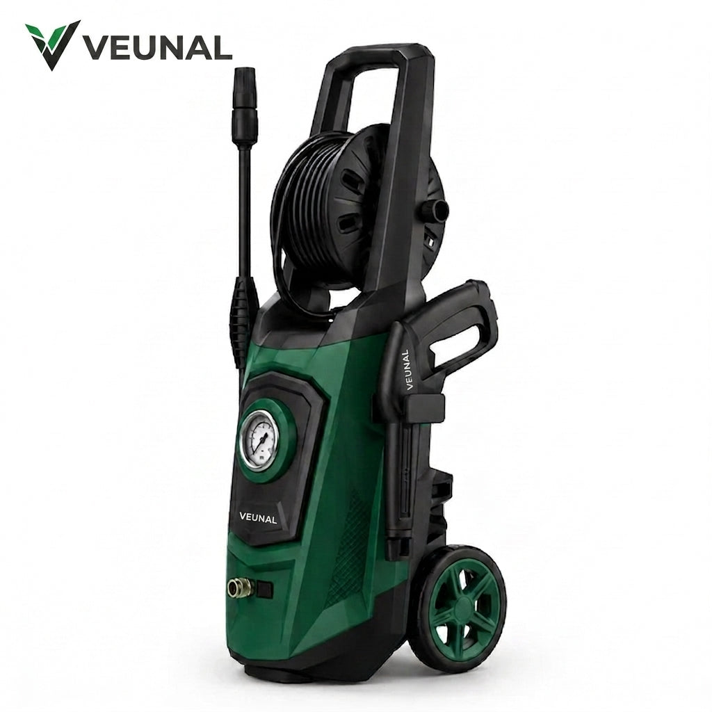 veunal PowerFlow 1800W High-Pressure Washer