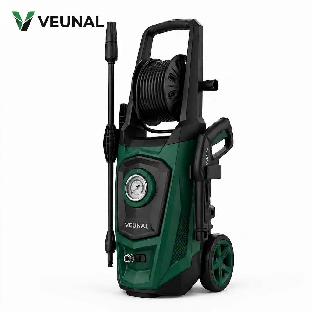 veunal PowerFlow 1800W High-Pressure Washer